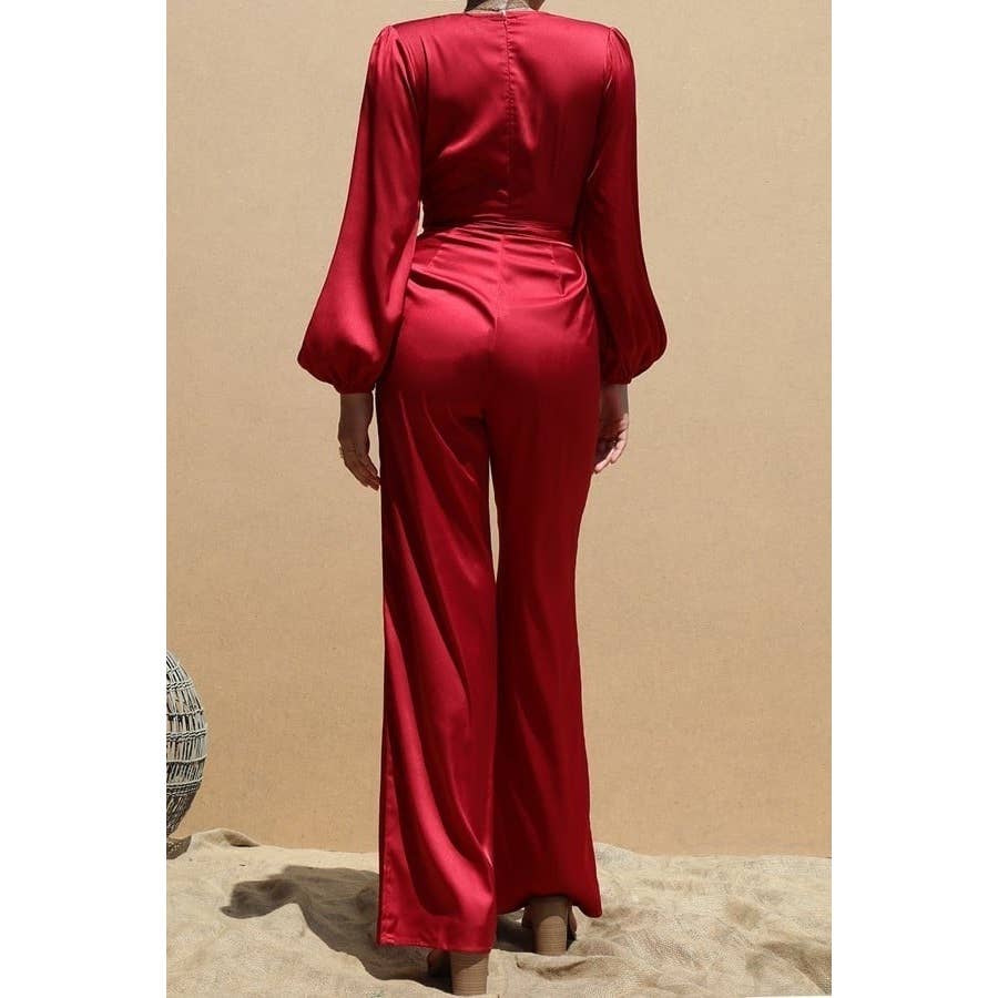 Sophisticated Satin Jumpsuit