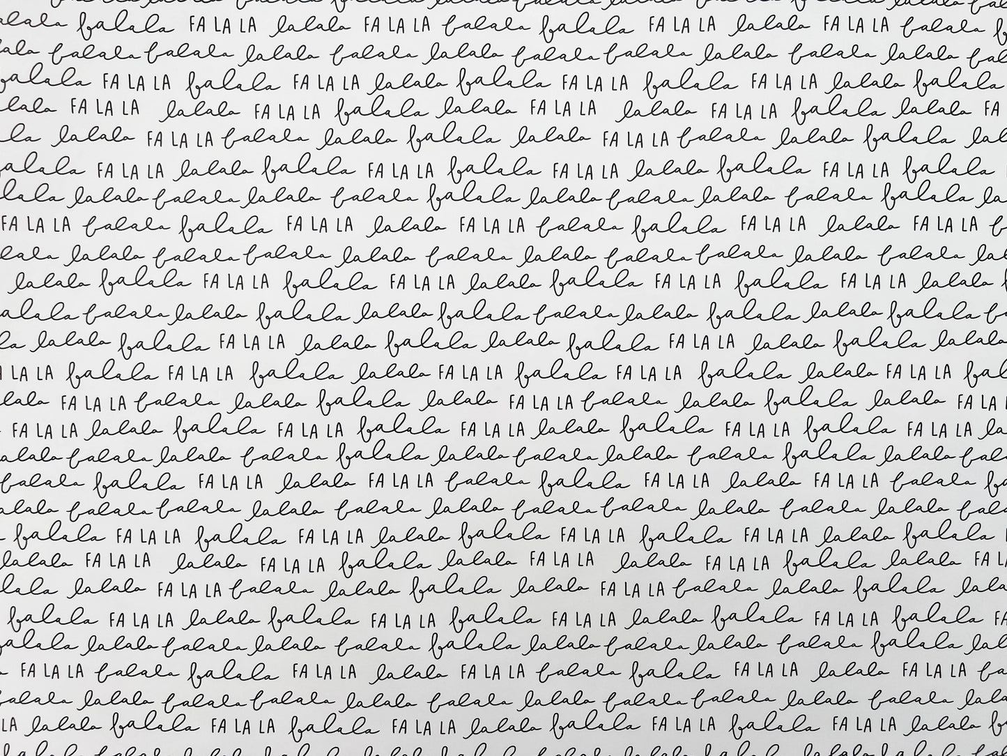 Fa La La Wrapping Paper