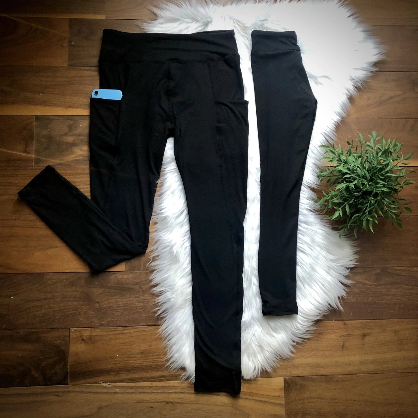 Toddler Black Leggings with Pockets